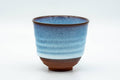 Japanese Teacups - Set of 3 Blue Hare's Fur Glazed Yunomi - 150ml - Tezumi