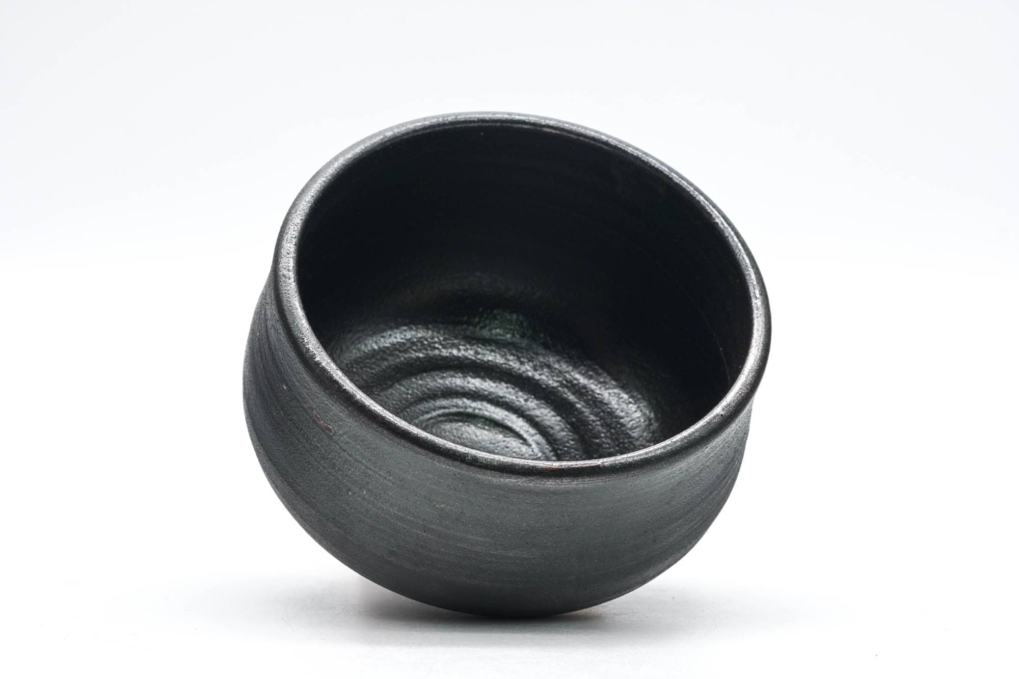 Japanese Matcha Bowl - Dark Grey Glazed Chawan - 250ml