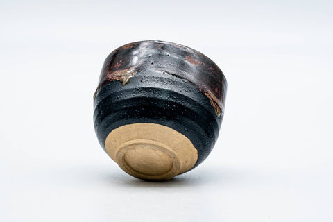 Japanese Teacup - Brown Hare's Fur Glazed Yunomi - 125ml