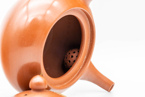 Japanese Tea Set - Glossy Tokoname-yaki Debeso Kyusu Teapot with 5 Yunomi Teacups - Tezumi