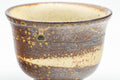 Tezumi — Japanese Teacup - Ash Glazed Shigaraki-yaki Yunomi - 75ml — tipped to show the interior