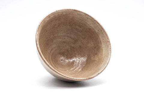 Japanese Matcha Bowl - 渡辺城山 Jōzan Watanabe - Beige Hagi-yaki Ido Chawan - 250ml