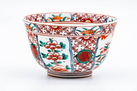 Hand Painted Aka-e Porcelain Chawan