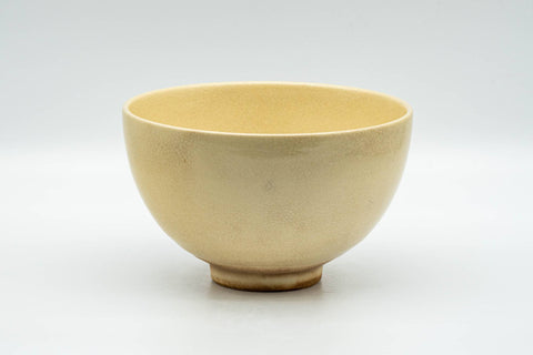 Japanese Matcha Bowl - Beige Blue Cat Kyo-yaki Chawan - 350ml - Tezumi