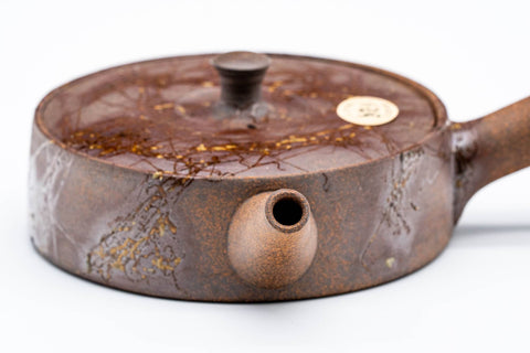 Mogake Seaweed Yakishime Tokoname Teapot - 110ml