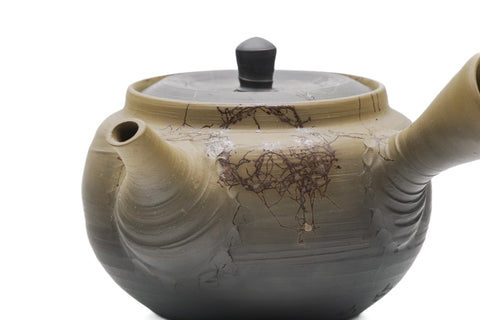 Black Yellow Mogake Tokoname Teapot - 230ml