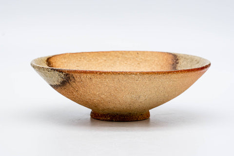 Japanese Matcha Bowl - 進洞窯 Shindō Kiln - Ash Glazed Shigaraki-yaki Summer Chawan - 100ml