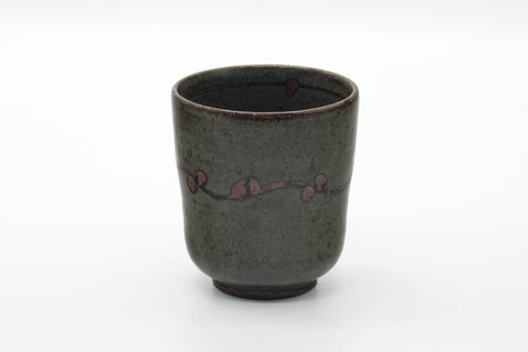 Japanese Teacup - Deep Green Wabi Yunomi - 215ml