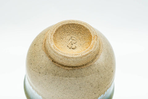 Japanese Teacups - Green Drip-Glazed Agano-yaki Guinomi - 35ml