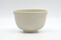 Tezumi — Japanese Matcha Bowl - Beige Glazed Landscape Decorated Kyo-yaki Chawan - 300ml — three-quarter view