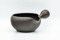 Japanese Yuzamashi - Floral Black Side-Handled Water Cooler - 250ml - Tezumi