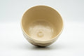Japanese Matcha Bowl - Beige Geometric Gold Script Kyo-yaki Chawan - 350ml - Tezumi