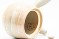 Japanese Kyusu - Beige Pink Spiraling Hagi-yaki Do-ake Teapot - 340ml - Tezumi
