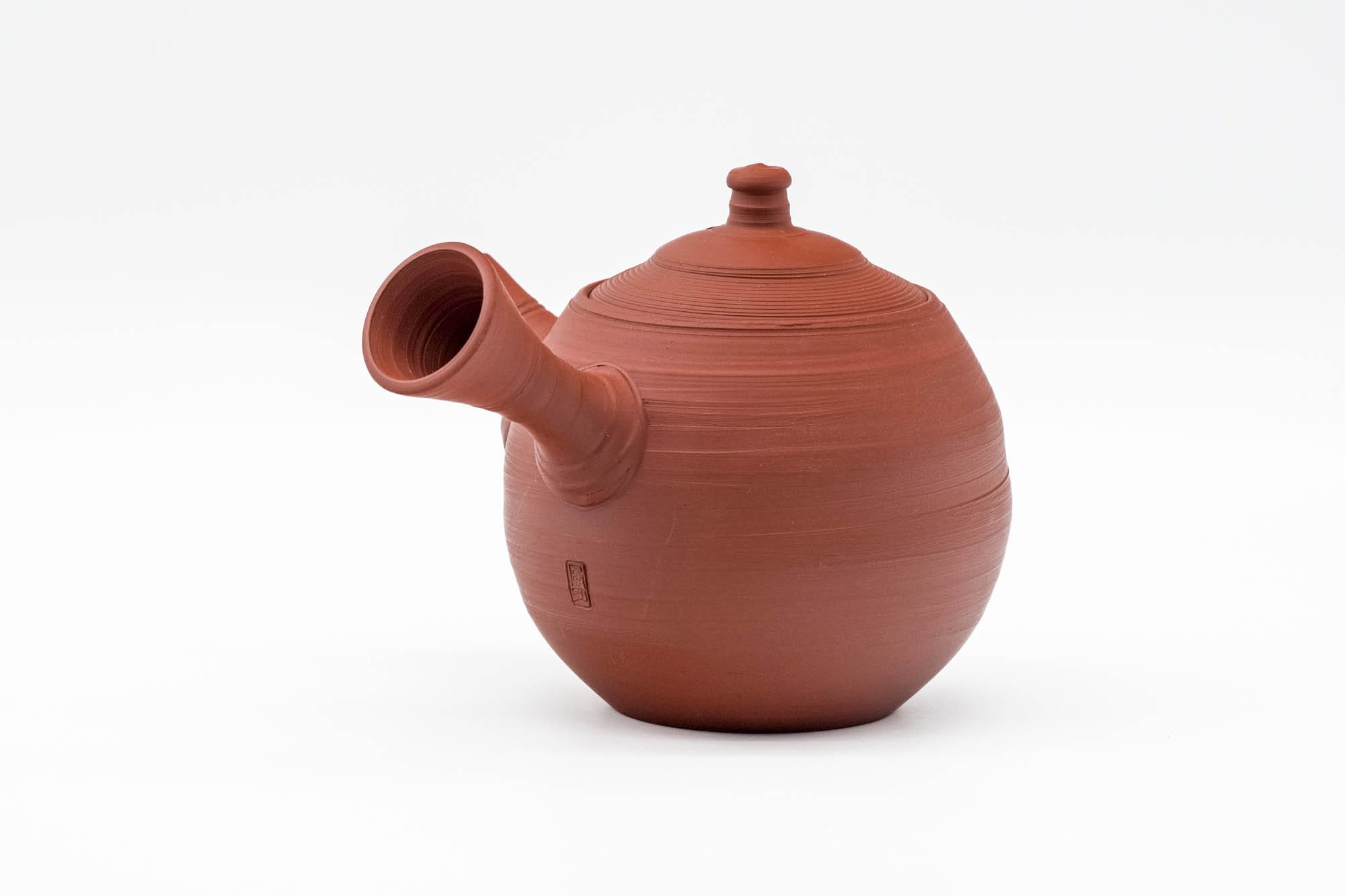 Japanese Kyusu - 村越風月 Murakoshi Fugetsu - Sujihiki Tokoname-yaki Red Shudei Teapot - 250ml