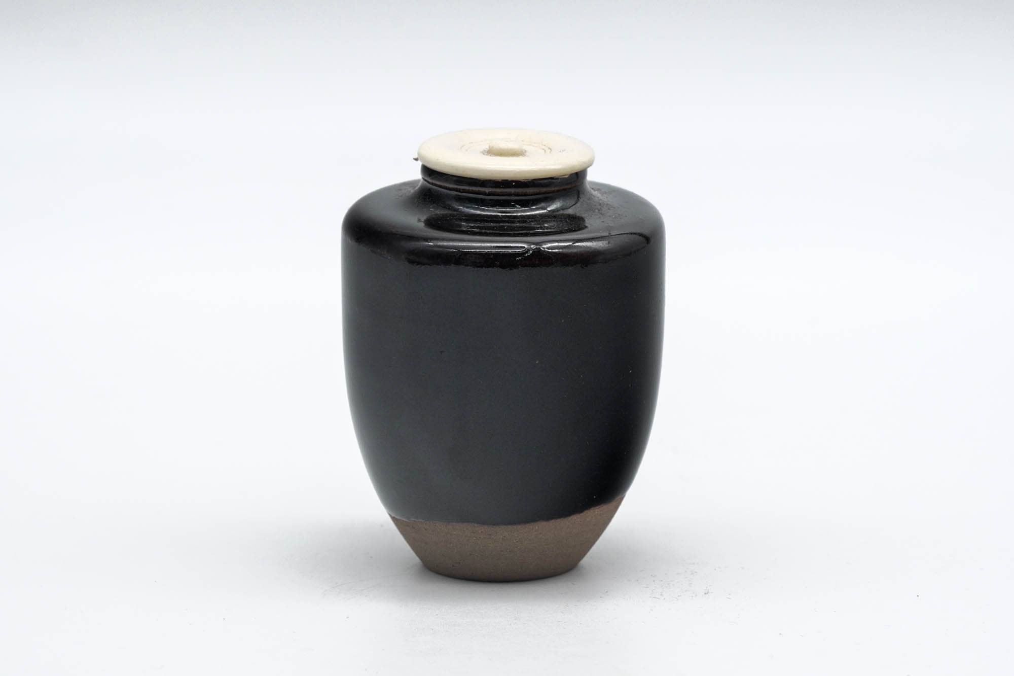 Japanese Chaire - 中村陶六 Touroku Nakamura - Kyo-yaki Katatsuki Tea Container with Shifuku