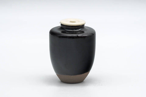 Japanese Chaire - 中村陶六 Touroku Nakamura - Kyo-yaki Katatsuki Tea Container with Shifuku