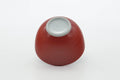 Tezumi — Japanese Teacup - Red White Porcelain Arita-yaki Yunomi - 175ml — top-down view of the interior