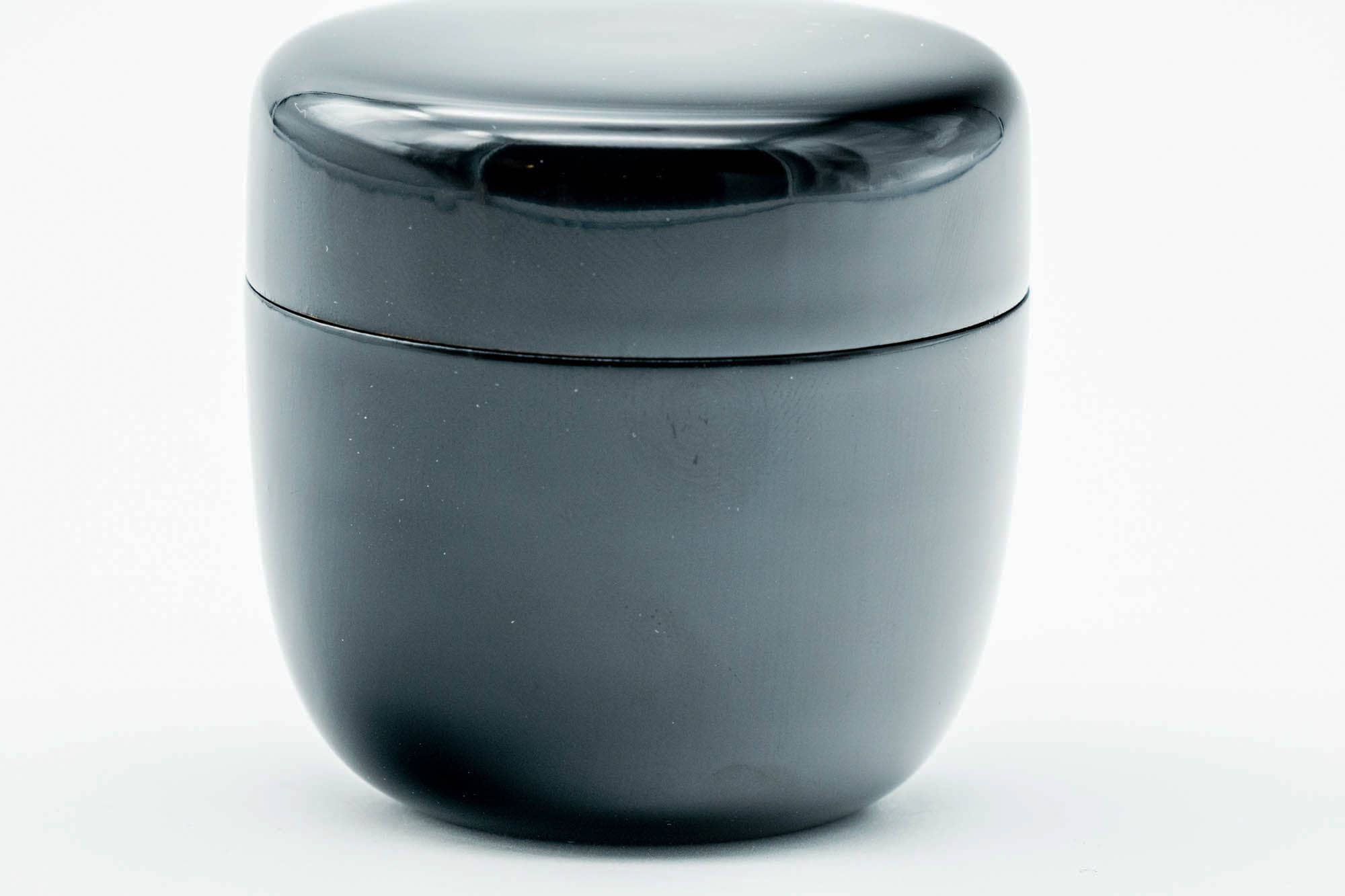 Japanese Natsume - Black Urushi Lacquer Matcha Tea Caddy - 70ml