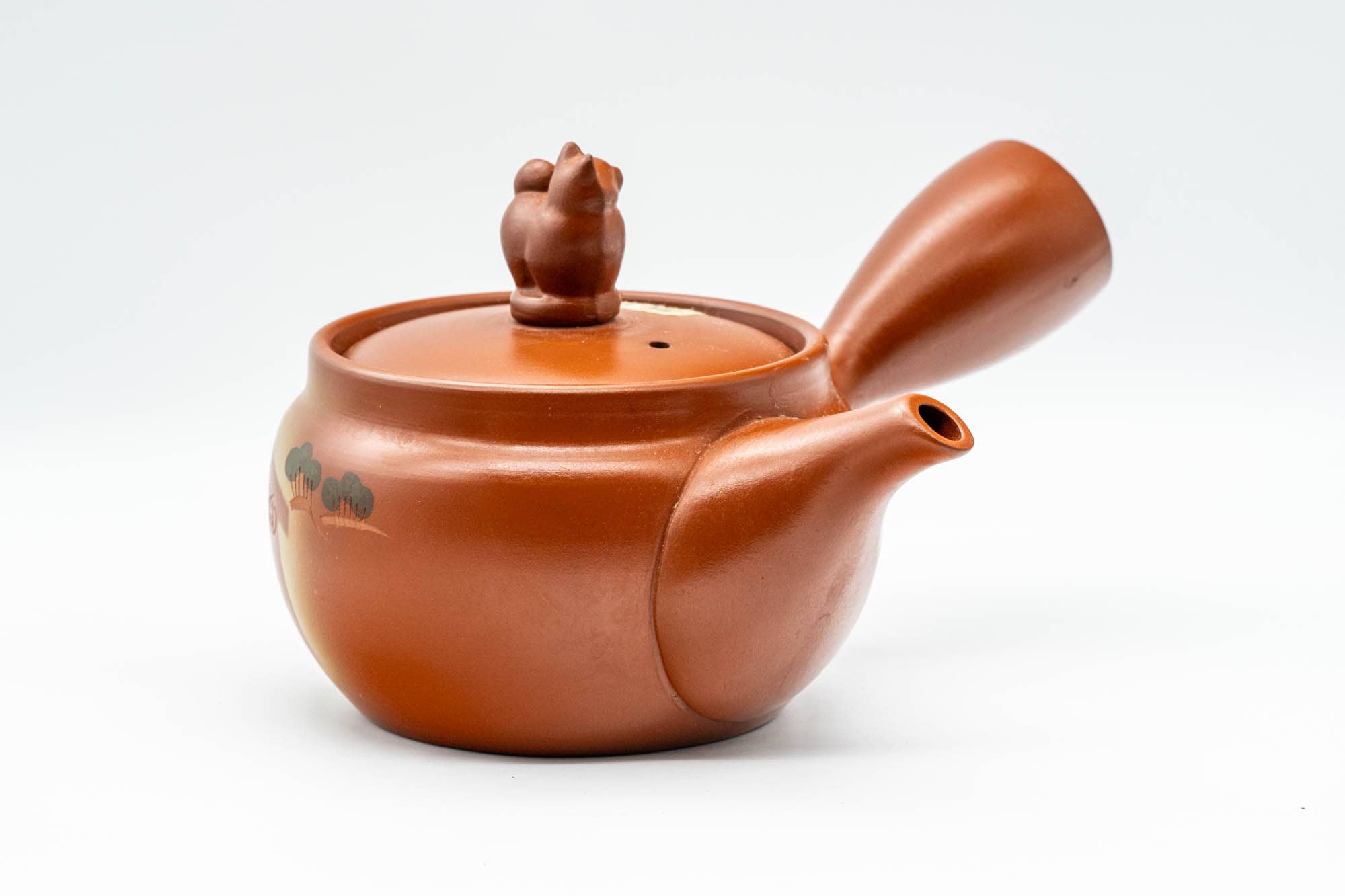 Japanese Kyusu - House Cat Tokoname-yaki Teapot - 330ml - Tezumi