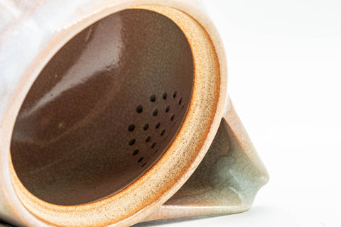 Japanese Kyusu - 椿窯 天鵬山 Tsubaki Kiln - Pink Hagi-yaki Do-ake Teapot - 300ml