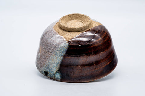 Japanese Matcha Bowl - Pink Half and Half Glazed Chawan - 200ml