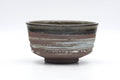 Tezumi — Japanese Matcha Bowl - Brown Green Hakeme White Glazed Chawan - 300ml — front view