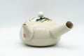 Japanese Kyusu - Beige Countryside Motifs Kutani-yaki Debeso Teapot - 450ml - Tezumi