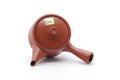 Tezumi — Japanese Tea Set - Bamboo Engraved Tokoname-yaki Kyusu Teapot with 5 Yunomi Teacups — the cups grouped together