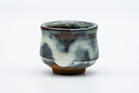 Japanese Teacup - Grey Galaxy Drip-Glazed Guinomi - 65ml