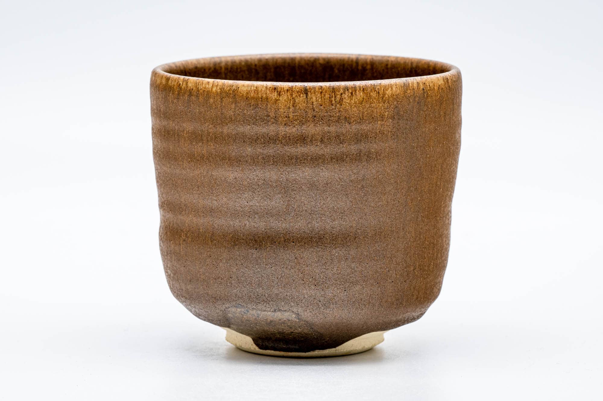 Japanese Matcha Bowl - 谷口良三 Ryōzō Taniguchi - Sonami-yū Umber Glazed Kyo-yaki Chawan - 150ml