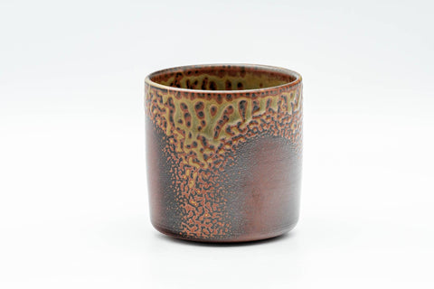 Japanese Teacup - Green Ash Glazed Tokoname-yaki Yunomi - 160ml
