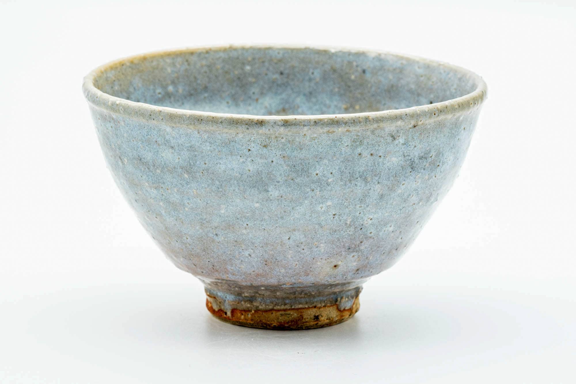 Japanese Matcha Bowl - Antique White Drip-Glazed Hagi-yaki Chawan - 300ml