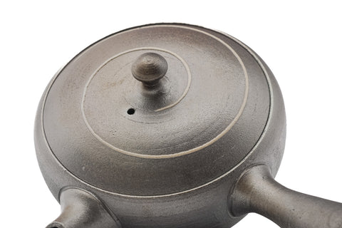 Spiraling Metallic Tokoname Teapot - 240ml
