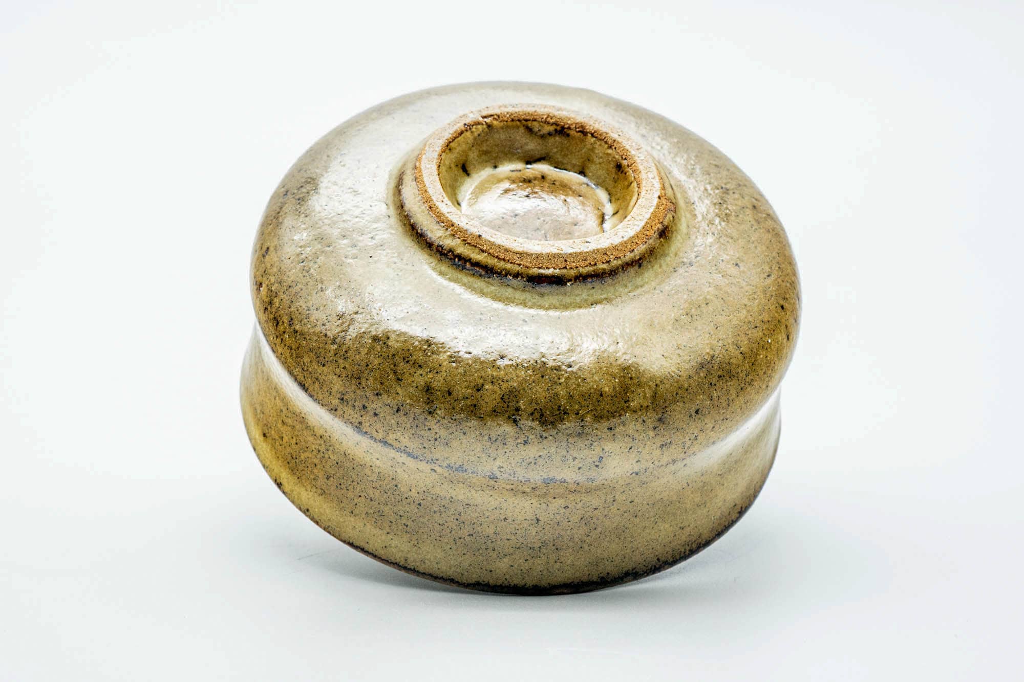 Japanese Matcha Bowl - Beige Drip-Glazed Doji-maru Chawan - 250ml