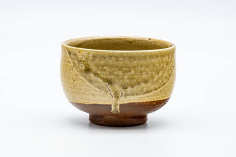 Japanese Teacup - Earthy Yellow Glazed Shigaraki-yaki Yunomi - 150ml