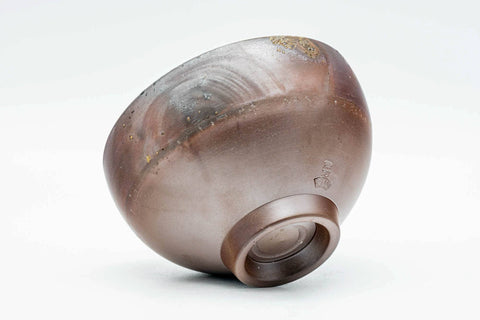 Japanese Matcha Bowl - 香山 Kayama - Goma Patterned Sugi-nari Bizen-yaki Chawan - 250ml