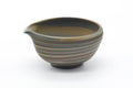 Tezumi — Japanese Katakuchi - Green Nerikomi Handleless Yuzamashi - 245ml — three-quarter view