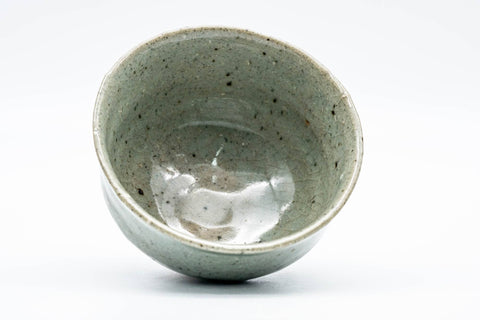 Japanese Matcha Bowl - 芳野俊通 Toshimichi Yoshino - 鳳窯 Otori Kiln - Green Speckled Chawan - 200ml