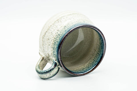 Japanese Teacup - Blue White Koishiwara-yaki Ushirode Yunomi - 150ml - Tezumi