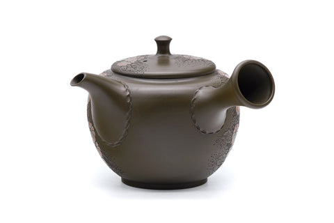 Chrysanthemum Layered Tokoname Teapot - 200ml