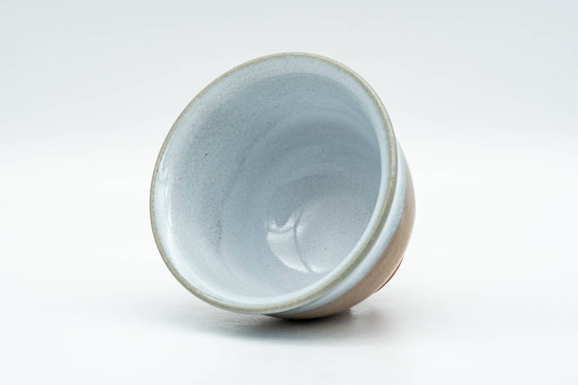 Japanese Teacup - Beige White Glazed Hagi-yaki Yunomi - 70ml - Tezumi