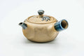 Rear three-quarter view of the kyusu showing the side handle.