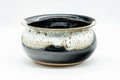 Japanese Kensui - Black White Drip-Glazed Water Bowl - 500ml - Tezumi
