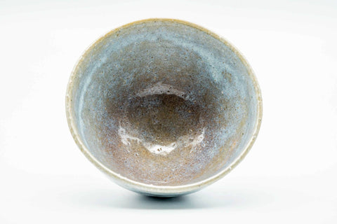 Japanese Matcha Bowl - Antique White Drip-Glazed Hagi-yaki Chawan - 300ml