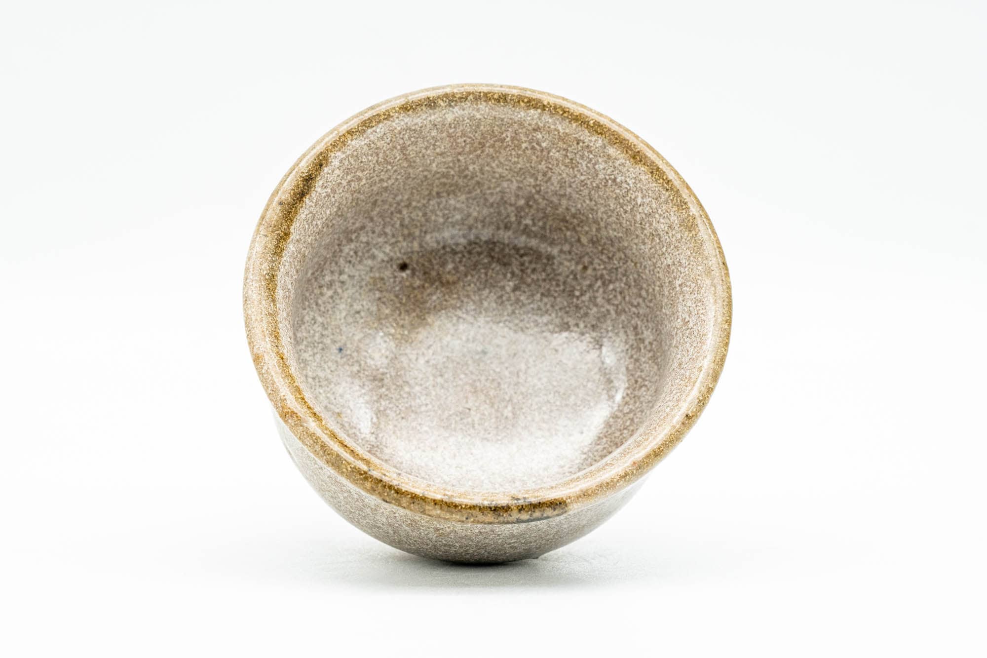 Japanese Teacup - Small Beige Glazed Guinomi - 40ml