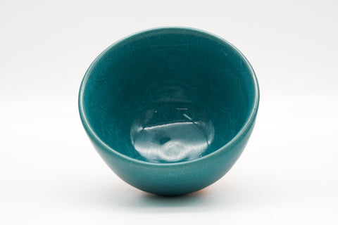 Turquoise Ice-Crack Celadon Chawan