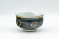 Japanese Katakuchi - 九谷焼 Floral Aochibu Kutani-yaki Porcelain Water Cooler - 110ml - Tezumi