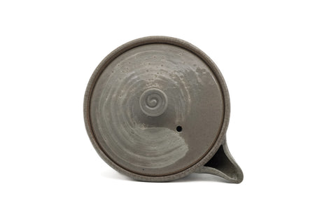 Japanese Houhin - 朝日焼 Asahi-yaki - Beige Hakeme Handleless Teapot - 100ml