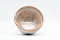 Japanese Teacup - Purple White Drip-Glazed Hagi-yaki Yunomi - 100ml - top-down view into the cup interior
