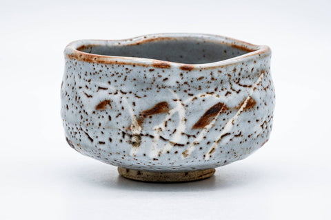 Japanese Matcha Bowl - 加藤秀山 Katou Hideyama - Blue Shino Mino-yaki Chawan - 300ml